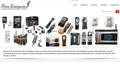 Desktop Screenshot of primeent.in
